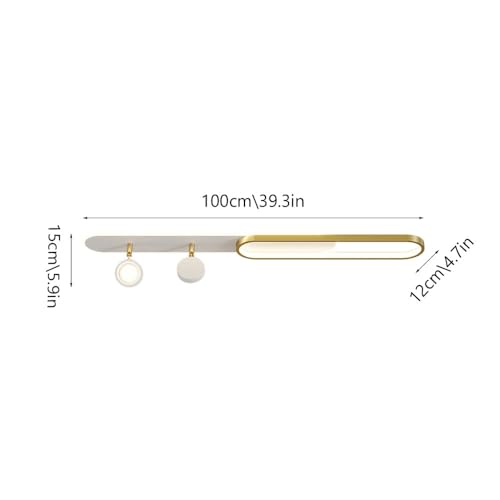 Plafonnier LED coucher de soleil dimmable de 100 cm avec télécommande - 8