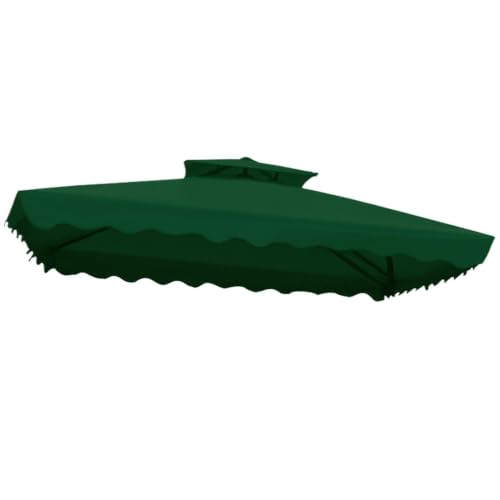 Toldo de repuesto para paraguas, protección UV y resistencia al agua, 215 cm y 4 varillas