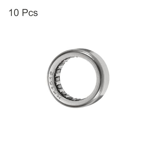 QUARKZMAN 10 Stück HK1512 Nadellager 16x21x12mm, temperaturbeständiges Stahl-Lager