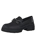 loafer tamaris Obermaterial aus echtem Leder Tamaris Damen Slipper 1-1-24715-20 003 Größe: 39 EU
