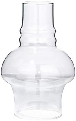 B&P Lamp Glass Hooded Chimney for Oil and Kerosene Lamps, 3 by 7 Inches, Clear