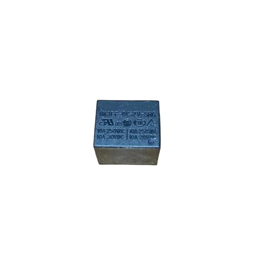 Relais de puissance 10A boîtier noir HK3FF compact à 5 broches pour montage DIP5