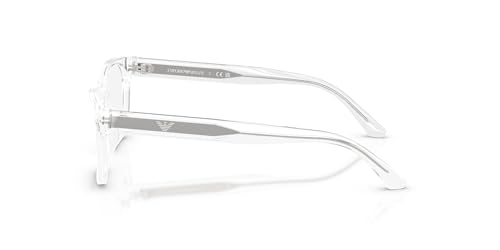 Image of Emporio Armani mens Ek3013u Universal Fit Rectangular Prescription Eyewear Frames