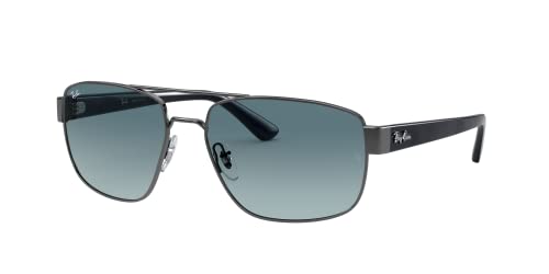 Ray-Ban RB3663 Metal Rectangular Sunglasses