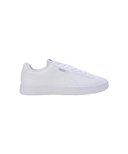 Puma Baskets Classiques Rickie Unisexes, Puma White Puma Silver, 44.5 EU