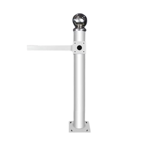 Image of This Surveillance Camera Mount Bracket, Universal Wall and Ceiling Mount for Dome Cameras, Heavy Duty Weatherproof Metal Pole, Adjustable 100CM Length