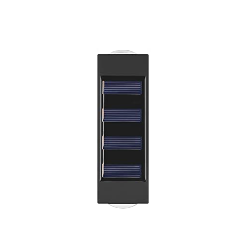 Lámpara de pared solar impermeable DELURA con potente luz LED bidireccional blanca