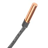 Auratrove Sensor de temperatura de unidad interior de aire acondicionado 15K 20K, sonda de goma y cobre para resolución de código de error F2, pieza de repuesto de cable blanco de 41,5 cm