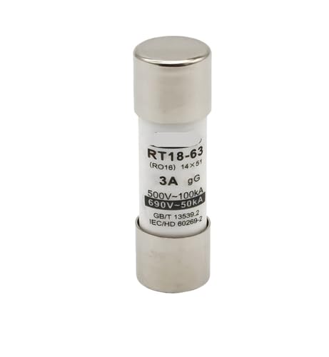 Fusible R016 RT18-63 de calibre 3A résout les pannes de surtension 500V