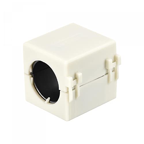 sourcing map Ferrita Núcleos Cable Clips 19mm Cuadrado Tipo RFI EMI Ruido Supresión Filtro para Potencia Transmisión, Audio Video Cable