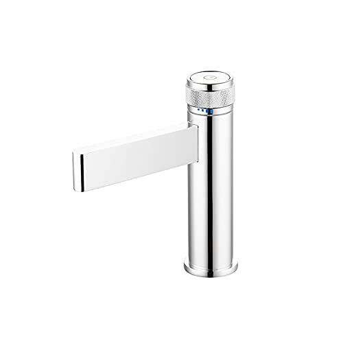 Robinet de salle de bain anti-éclaboussures en laiton à bouton Pandale