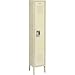 Infinity Locker Single Tier 12x12x60 1 Door Ready To Assemble Tan