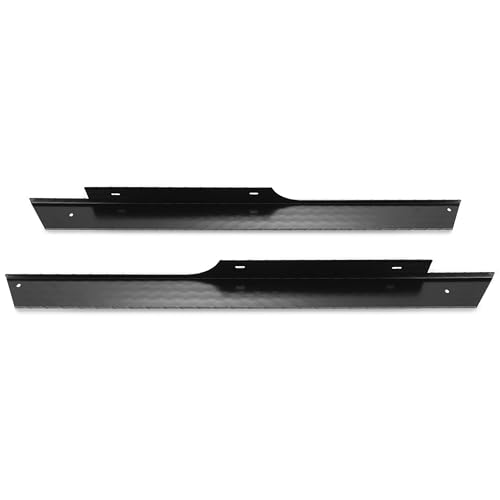 HECASA Rocker Panel Set Compatible with 1994-2013 EZGO TXT Golf Cart Full Powder Coated Diamond Plate Left + Right Black Aluminium by HECASA - Image 4