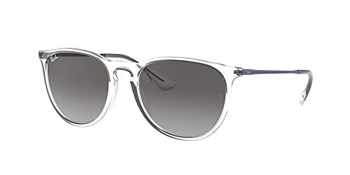 Ray-Ban RB4171 Sunglasses Bundle: RB 4171 ERIKA 651611 Erika Transparent Light Grey G and Eyewear Cleaning Kit