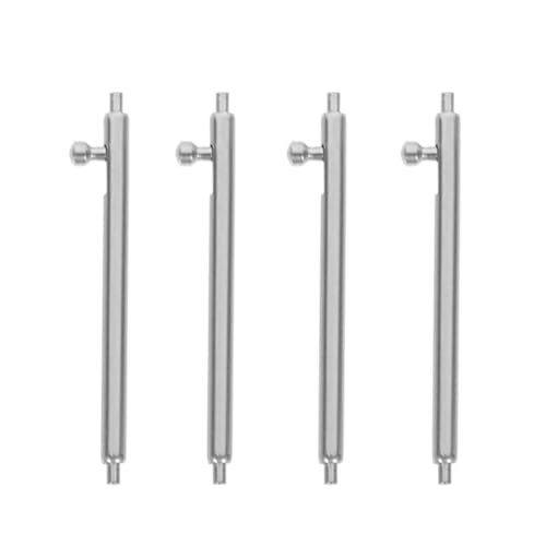 Genérico Pasadores de Liberación Rápida para Correa de Reloj 4 Piezas 1.5x22mm de Acero Inoxidable Kit de Repuesto para Reparación Accesorios de Reloj para Joyeros y Relojeros