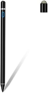 Stylus Pen, Stylus Pens for Touch Screens High Sensitivity Capacitive iPad Pencil Active Pen Compatible with iPad/Tablets/iPhone/Sam-sung/Lenovo/LG&HTC Android/iOS (With Cap) BLACK