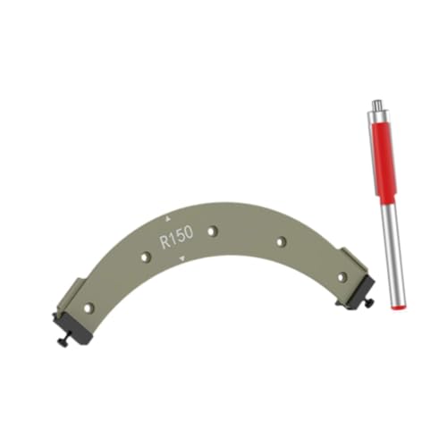 Ensemble de gabarits de défonceuse à angle rond professionnel pour le travail du bois, guide de rayon d'angle pour meubles de garde-robe, 7,1 cm - R150