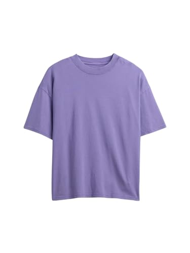 GAP Boys Short Sleeve Relaxed Tee Purple Loganberry L