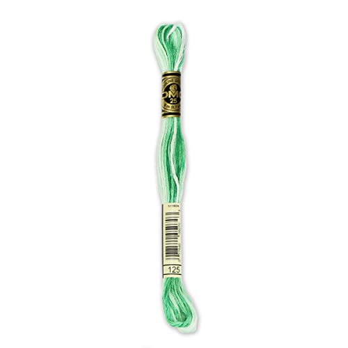 Image of DMC 6-Strand Embroidery Cotton Floss, Variegated Sea Foam Green