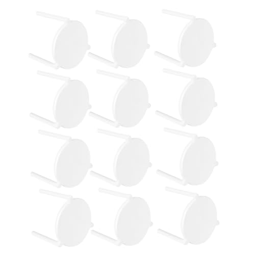 AUTSUPPL 100pcs Pizza Holder Stand Plastic Tripod Stack Pizza Pan Rack White Racks Stand