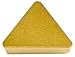 Michigan Drill TNG Solid Carbide Turning Insert, TiN Coated, TPG Shape, TNG222, 0.125" Thickness, 0.125" Nose Radius (Pack of 10)