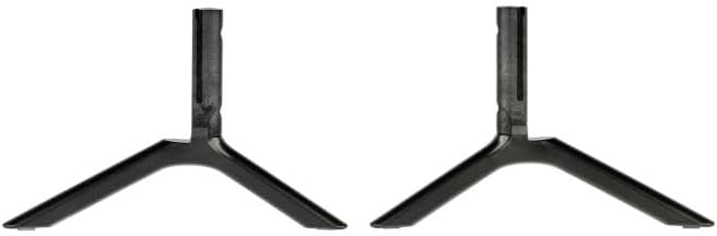 Factory Part - Legs Base Stands Compatible with Samsung Smart TV Models: HG43RU710NFXZA, HG43RU750NFXZA, UN43RU7100FXZC, un43ru7300fxza, and UN43RU7200FXZA