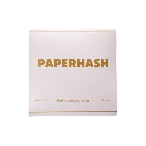 Paperhash - Professionelles Papier für Konzentrate, Extrakte, Wachse und Öle (12cm x 12cm | 100 Blatt)