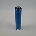 CLIPPER Metal Lighter, ICY-Blue Chrome, with Silver Case