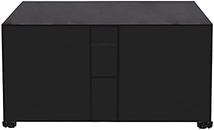 Fundas resistentes para muebles de patio impermeables de 84 x 52 x 29 pulgadas, funda para muebles de patio, funda para sofá seccional al aire