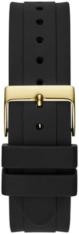 GUESS Women's Analog Watch Black Silicone Strap (Model: GW0257L1)