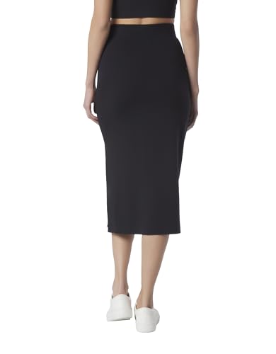 Andrew Marc Women's Stretch French Terry Midi Skirt4