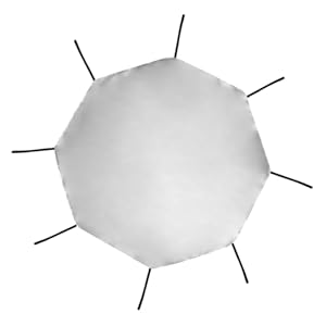 BESTonZON Wasserdichte Haustierkäfig Abdeckung Achteckig