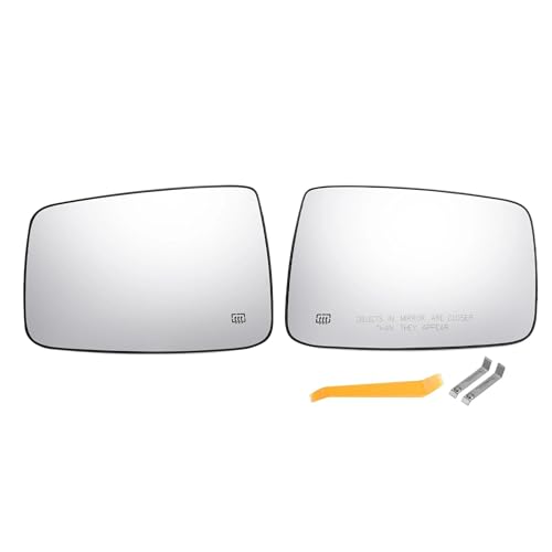 Verre rétroviseur chauffé pour Dodge Ram 1500 réglable anti-givre avec plaque support