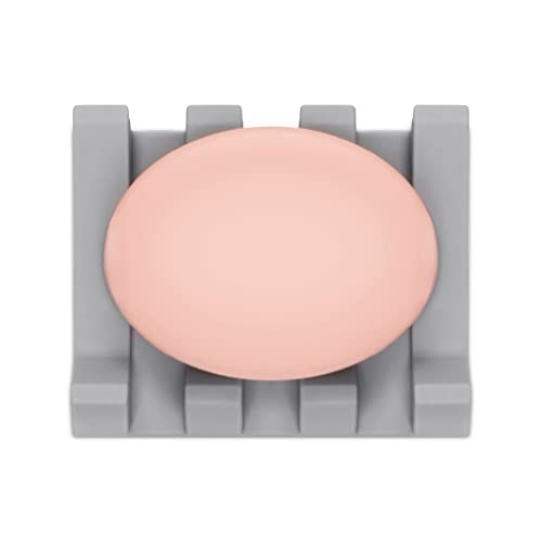 Silicone Soap Dish with Drainage - Soap Dishes for Bathroom Shower, Kitchen, Travel - Self Draining Easy Cleaning Tray Holder Saver - Image 3