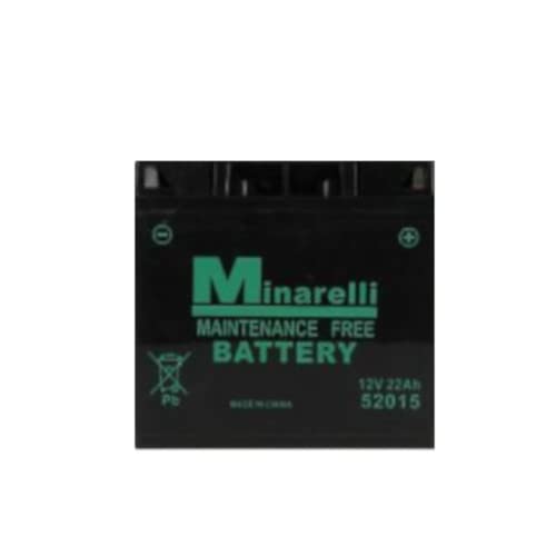  COMPATIBILE CON BATTERIA 52015 MOTORPARTS-MINARELLI 12V 22AH COMPATIBILE CON BMW R 80 GS MYSTIC 800 4T 91 > 95 PREATTIVATA ATTIVATA IN FABBRICA COMPLETA SPECIFICA MOTO SCOOTER