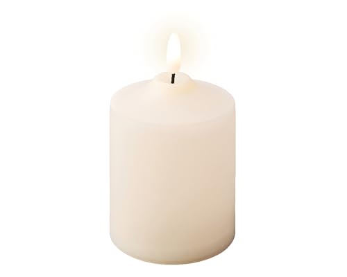 LED Kerze mit Timer 7x12cm - Indoor & Outdoor - Kunstkerze mit 6...