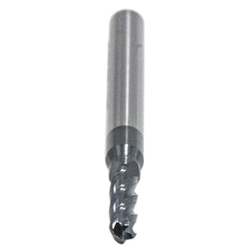Image of 5Pcs 3 /32 inch 4 Flute Solid Carbide Ball Nose End Mills - AlTiN Coated | 30 Degree Helix, 3 /32 inch Cutting Diameter, 1 /8 inch Shank Diameter, 3 /8 inch Length of Cut, 1-1 /2 inch Overall Length