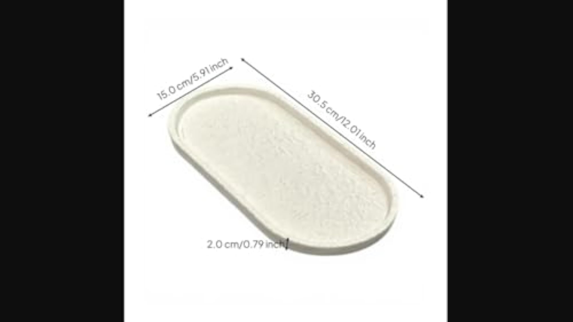 Bathroom Countertop Organizer, Vanity Tray for Makeup