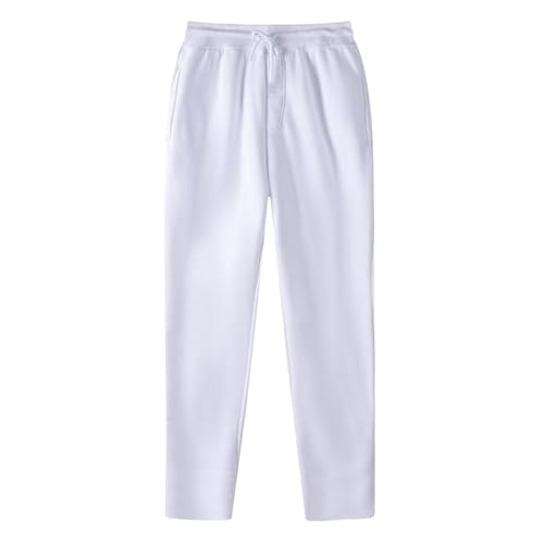 Jogging garçon blanc 13-14 ans ample avec cordon