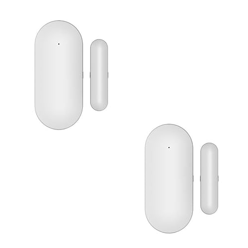 PB-68 Capteurs d’Ouverture sans Fil (Lot de 2) pour Alarme Maison A107F, kit d’Extension – Détecteurs Porte/fenêtre magnétiques Anti-Intrusion