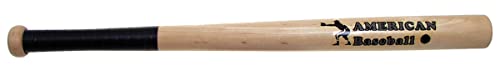 MFH American Bate de béisbol de Madera Americana, Adultos Unisex, Verde (Natur), 66,04 cm