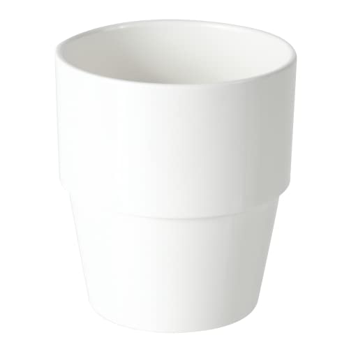 rebirth(リバース) Basic スタッキングカップ コップ 280ml プラスチック 日本製 軽い 割れにくい 電子レンジ 食洗機対応 (ホワイト)