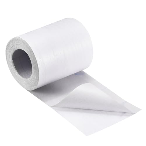 Image of Wood Grain Repair Tape - 1 Pack Self Adhesive Wood Tape Fits for Tables Doors Window Floor Furniture Renovation - PVC Durable Multi-Use Adhesive Patch - (2-inch x 33-ft White)