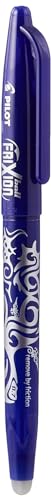 Pilot FriXion Ball 0.7mm Erasable Gel Pens, Fine Point, Blue Ink, 12 Pack