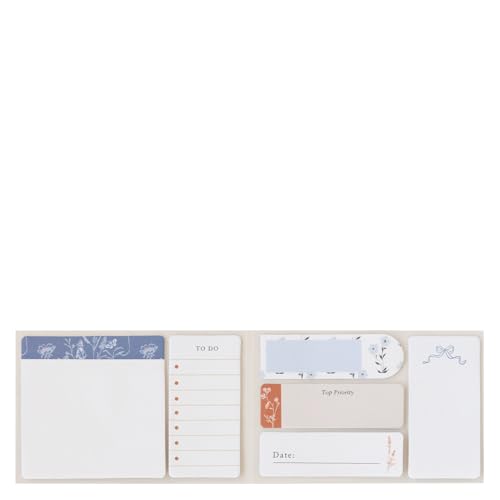 FranklinCovey - Elegant Daydream Planner Love Sticky Notes | 8 Different Pad Sizes & Designs - Great for Planners (10 Sheets per Pad)