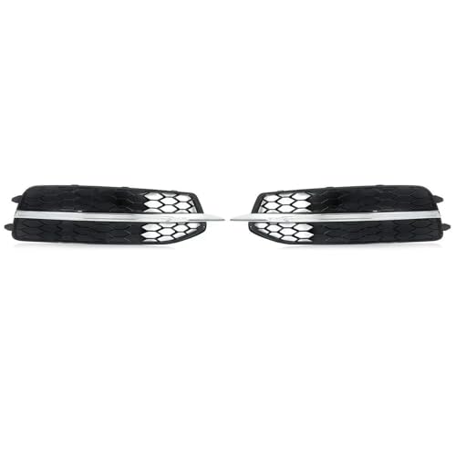 Calandre avant voiture anti-gravillons avec grilles antibrouillard pour A6 C7 2012 2013 2014