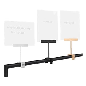 Ybaakziir A4 Acryl Schilderhalter mit Clip