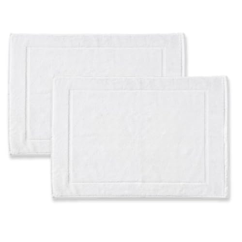 Consejos para Comprar Tapete para baño para comprar hoy. 48 La Josefina 2 Tapetes De Baño Blanco 100% Algodon 50 x 70 cm