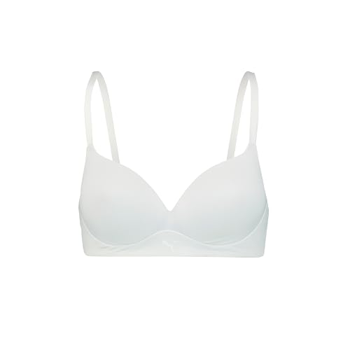PUMA Damen Bra Unterwäsche, Weiß, 75C EU – Ansicht 8