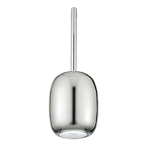 Suspension verre Gioia chrome G9 luminaire suspendu ovale salon et salle de bain IP20